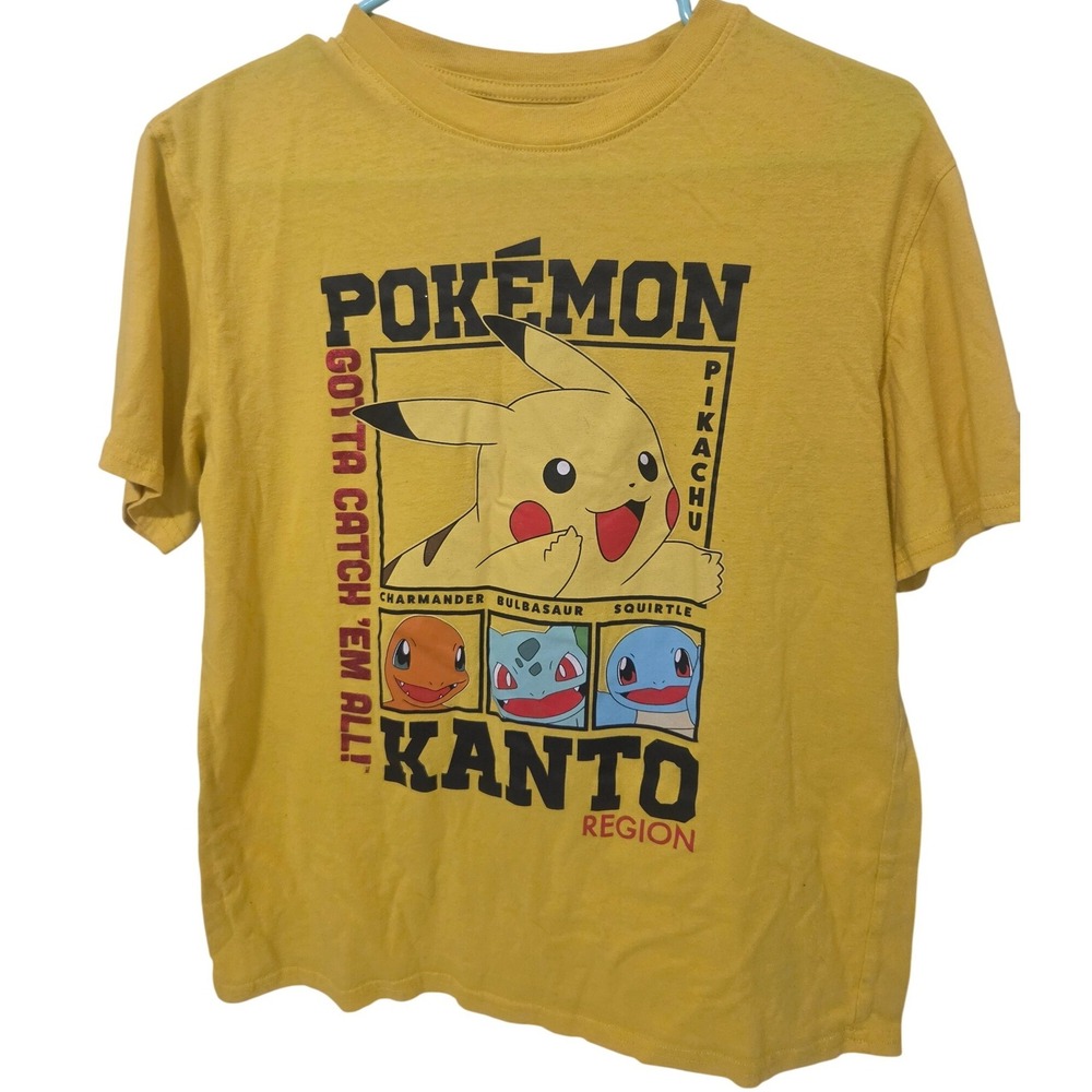 PokΓ©mon Graphic T-Shirtβ Youth XL 18/20 Yellow Fair Kanto Region Pikachu